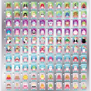 Squishmallows Series 1 Complete Base Set (100 Cards) Trading Cards